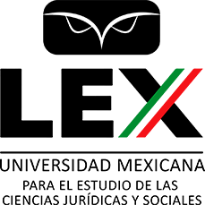 Logotipo Universidad LEX una universidad de abogados para abogados